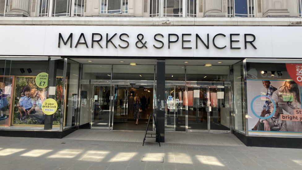 Marks & Spencer shopfront