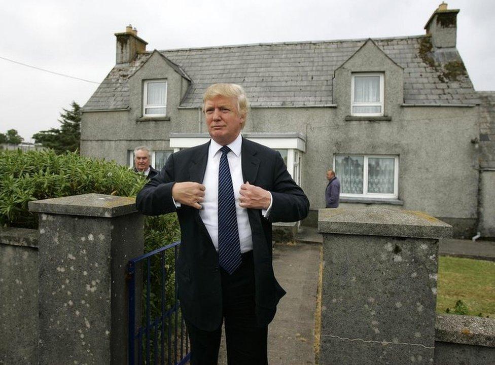 Donald Trump on Isle of Lewis 2008