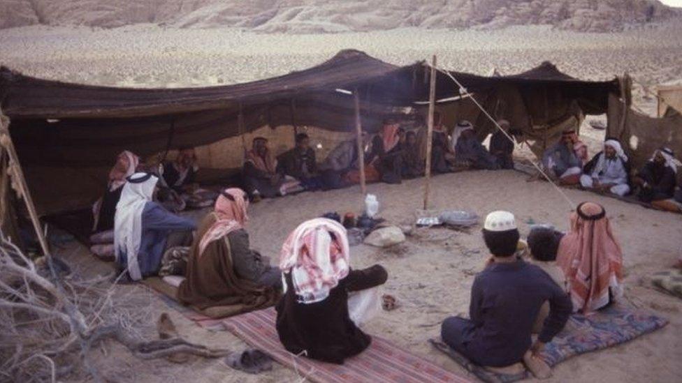 Bani Huwaitat and their ancestral lands in southern Jordan, close to the Saudi border