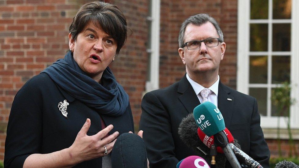 Arlene Foster and Sir Jeffrey Donaldson