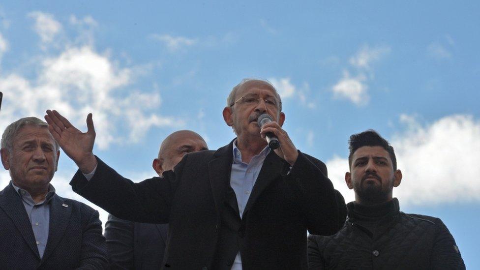 Kemal Kilicdaroglu addresses crowds