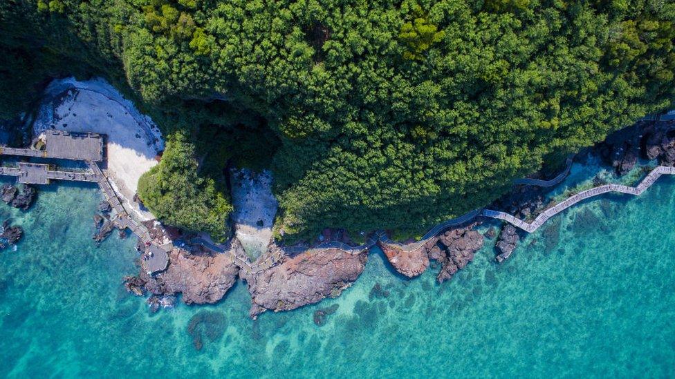 Weizhou Island in Beihai city in the Guangxi region of China.