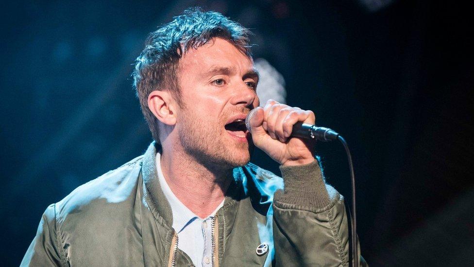 Damon Albarn performing in June 2015