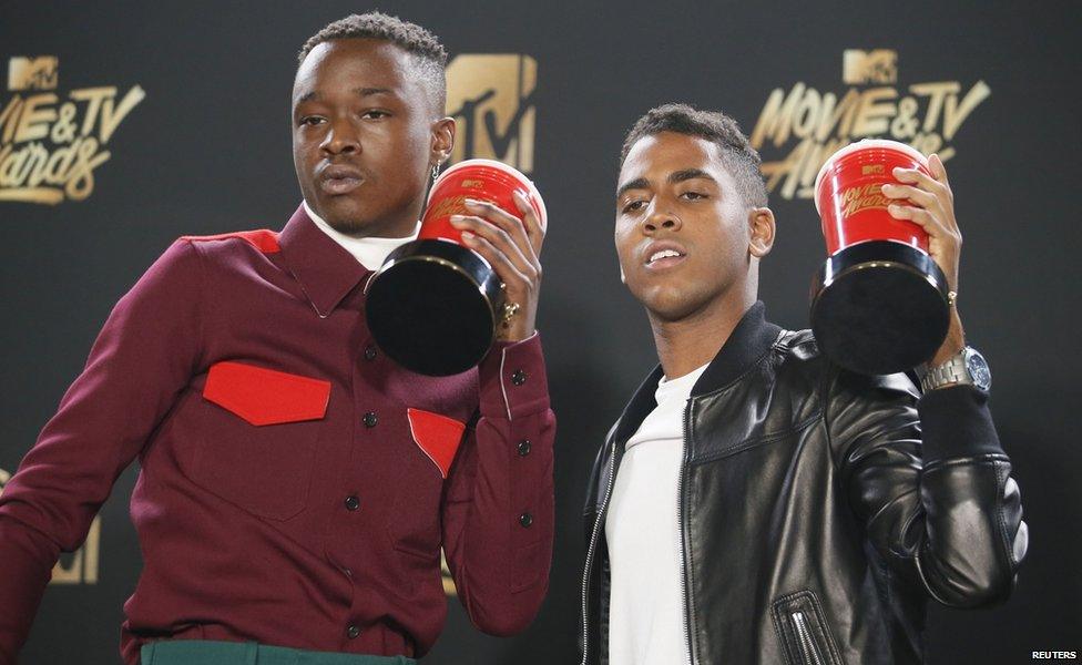 Ashton Sanders and Jharrel Jerome