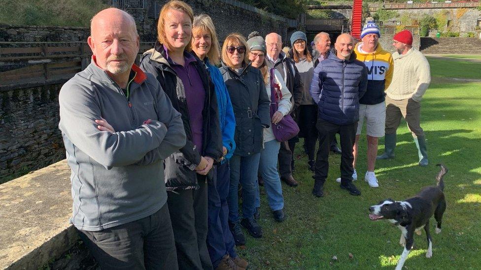 Organisers and volunteers at the River Buddies launch