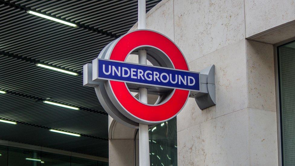 London underground sign