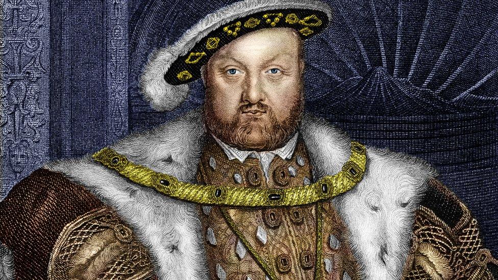 Henry VIII split from the Roman Catholic church after he rowed with the Pope over one of his divorces