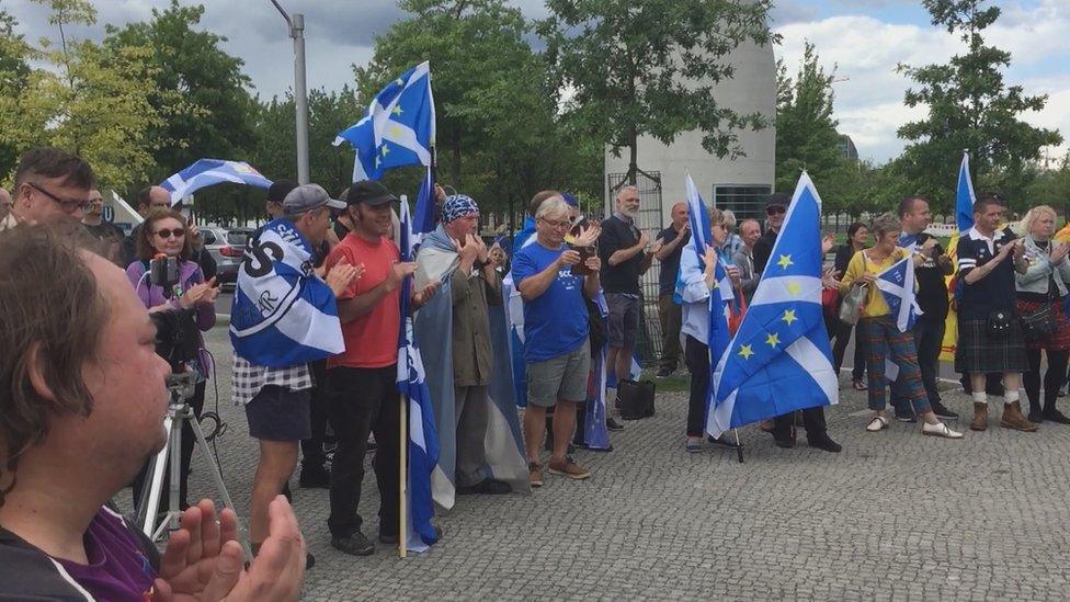 Independence rally in Berlin