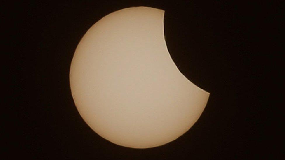 partial solar eclipse