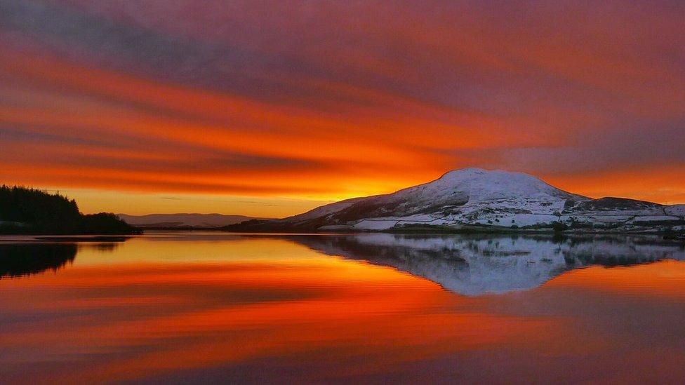 Sunset over Snowdonia