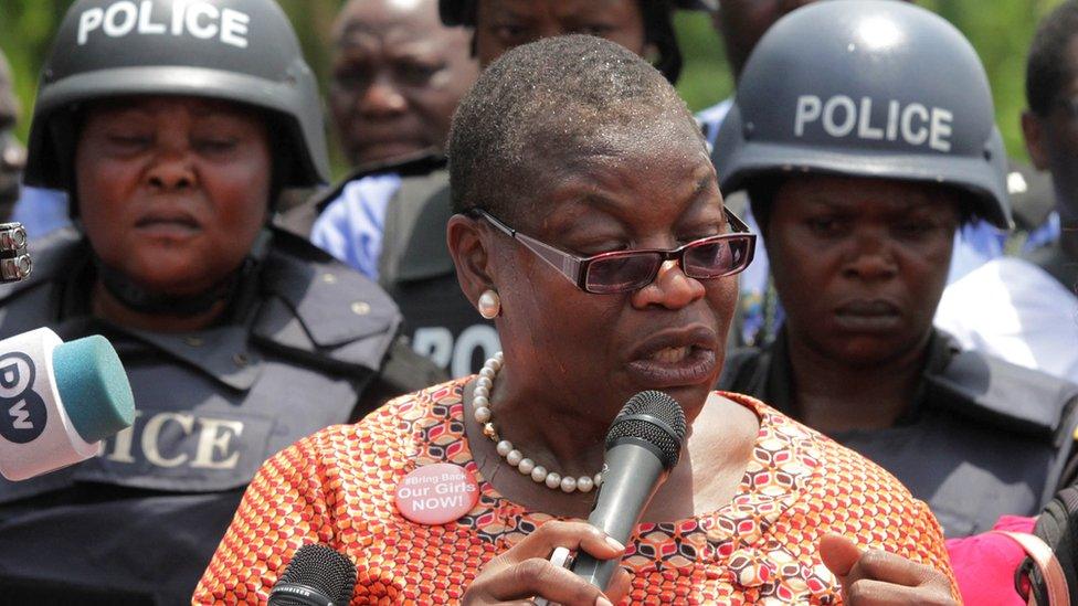 Leader of Bring Back Our Girls movement Oby Ezekwesili