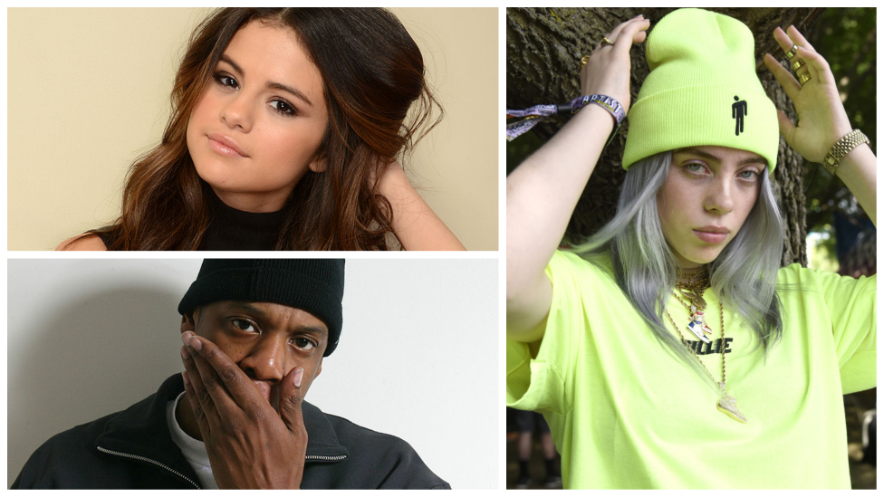 Selena Gomez, Billie Eilish and Jay-Z