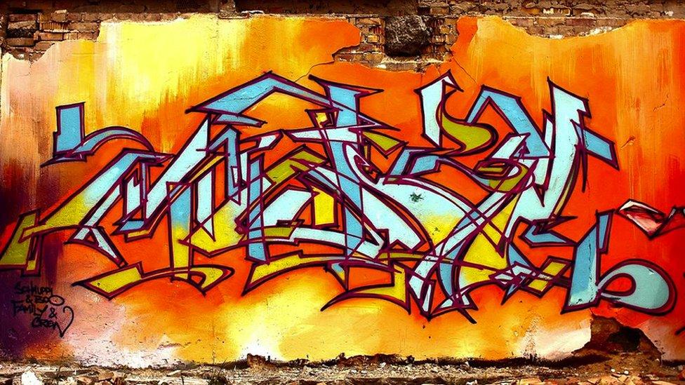 Graffiti art by Mode 2