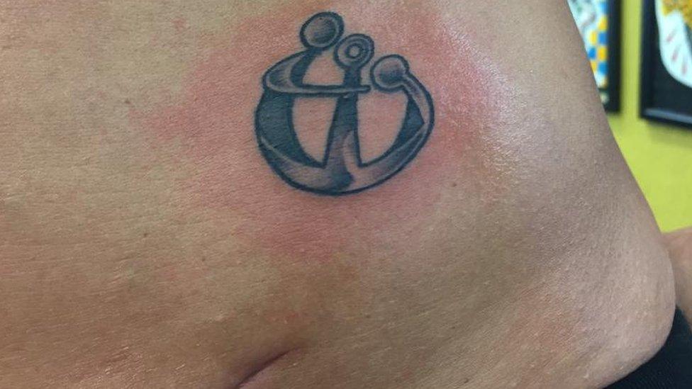 Bev's tattoo