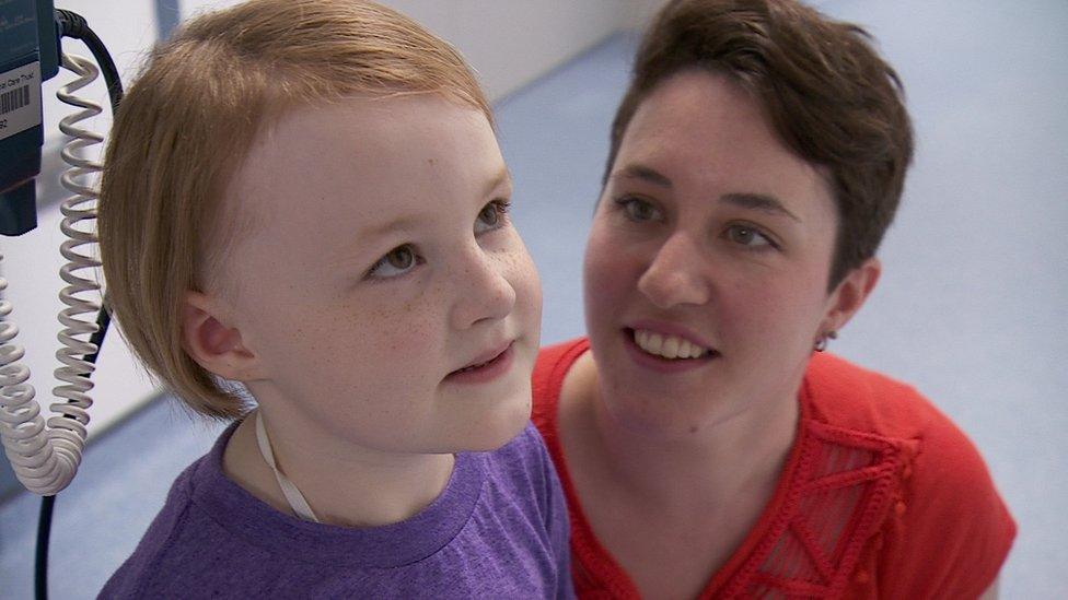 Pauline McCallion and her daughter Sadie