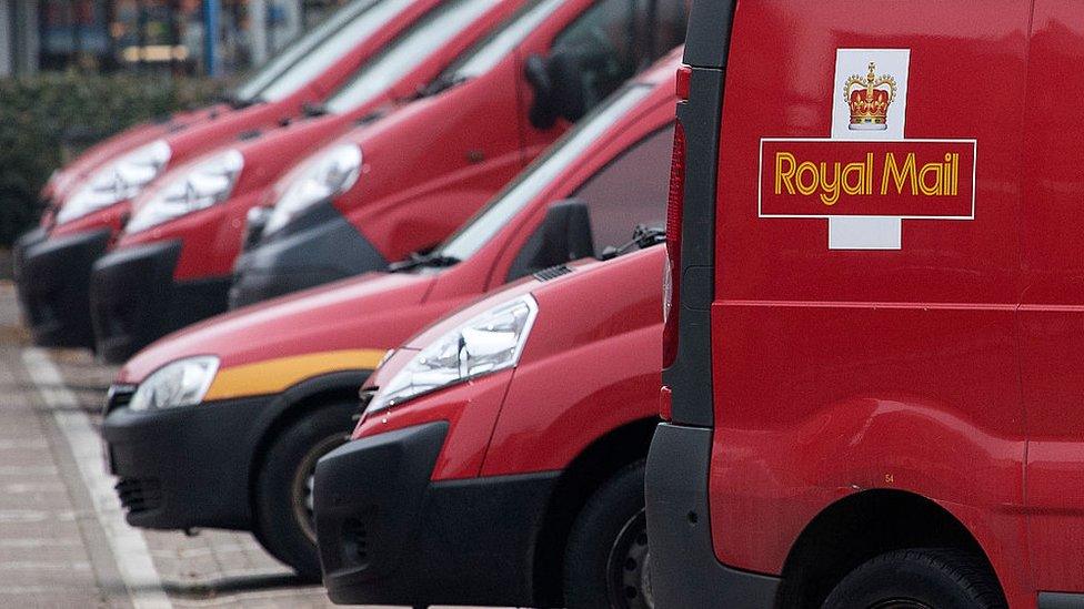 Royal Mail vans