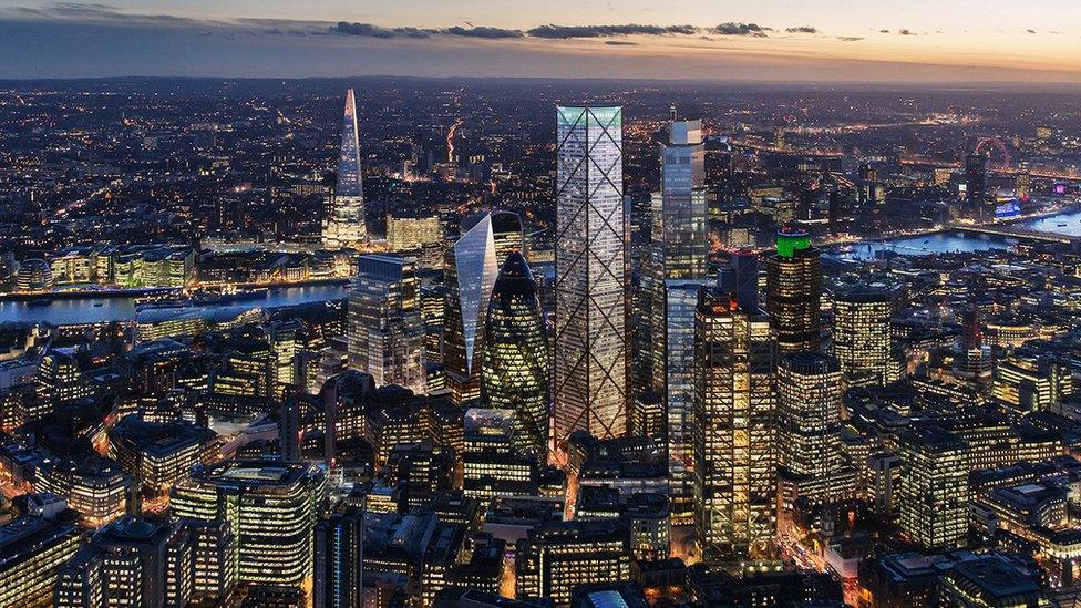 What No 1 Undershaft will look like in the skyline of London