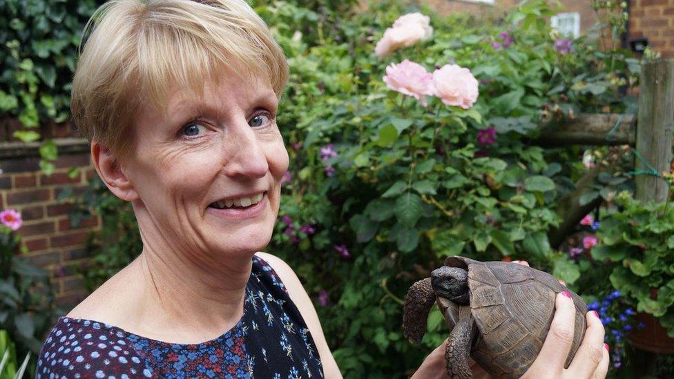 Sarah Joiner with Zuma