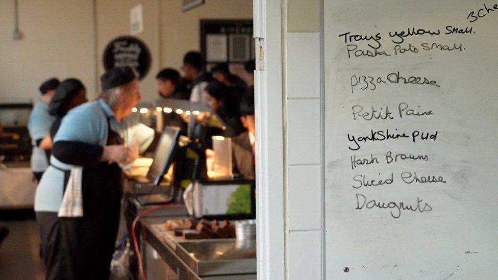 Cockshut Hill School canteen