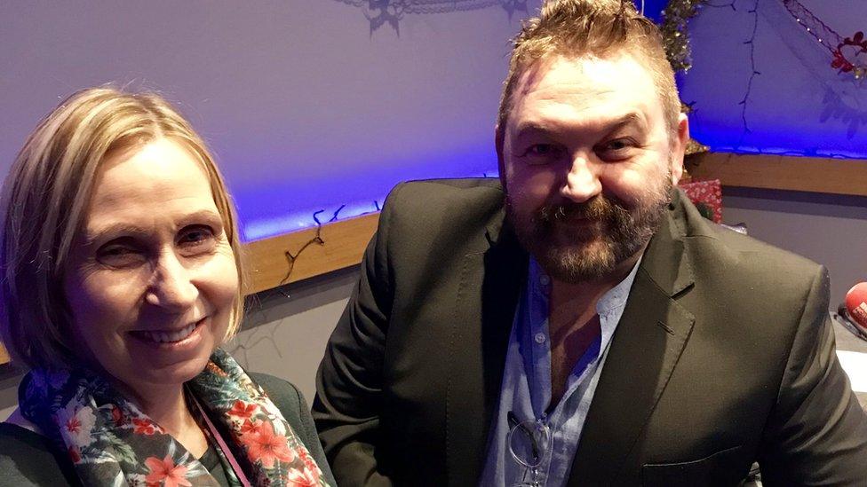 Linda Ervine with William Crawley