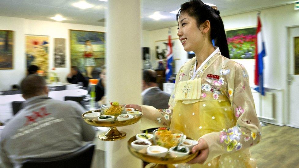 A branch of the Pyongyang restaurant chain