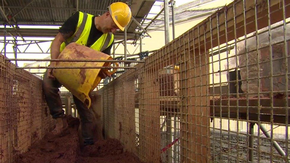 Cob building under contruction