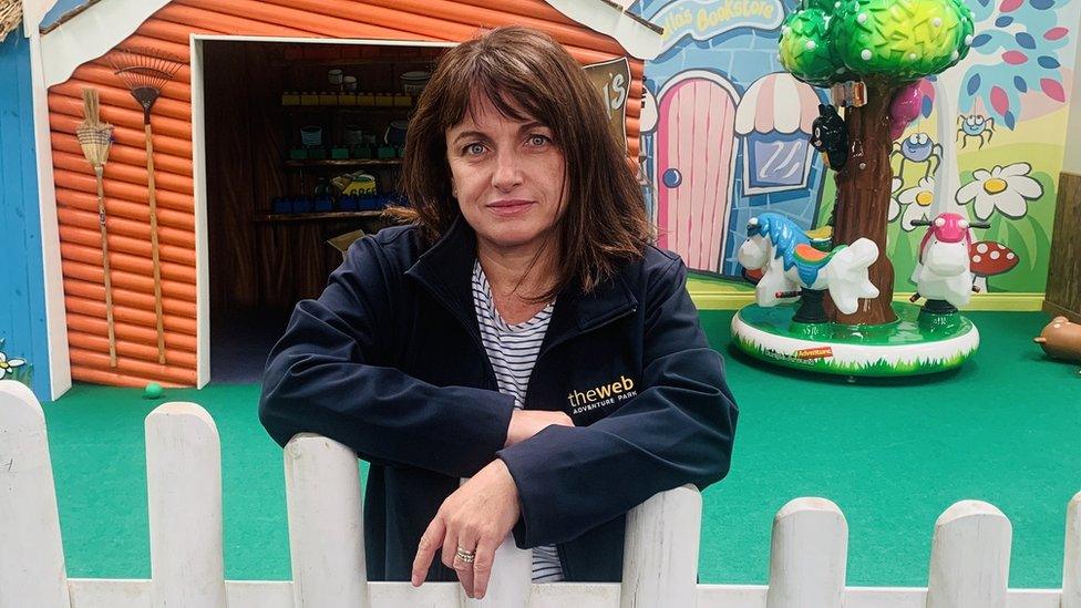 Janice Dunphy, owner of the Web Adventure Park indoor play centre