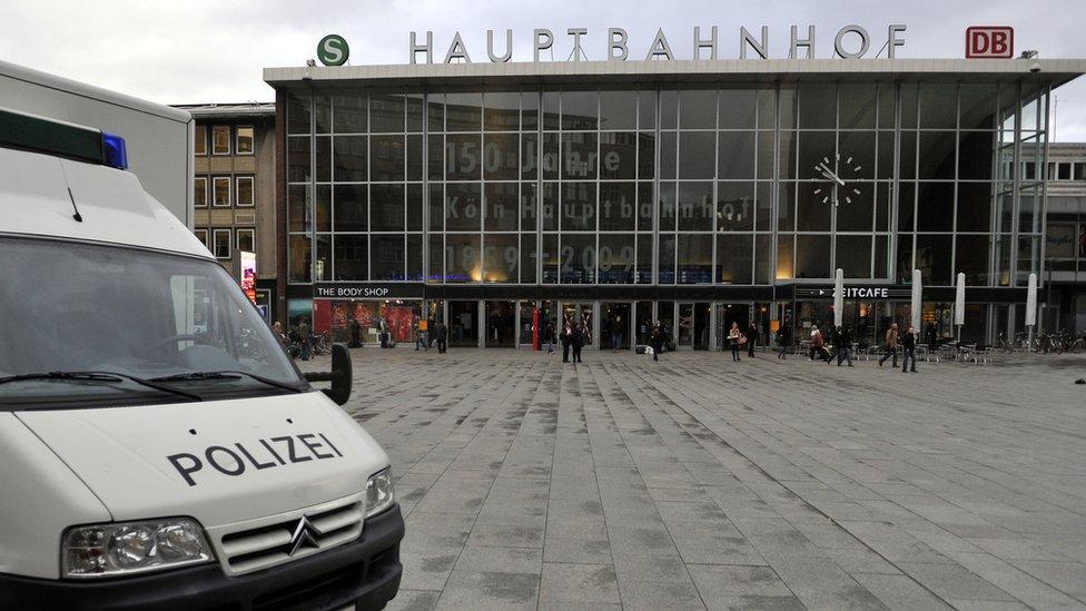 Cologne central station - file pic