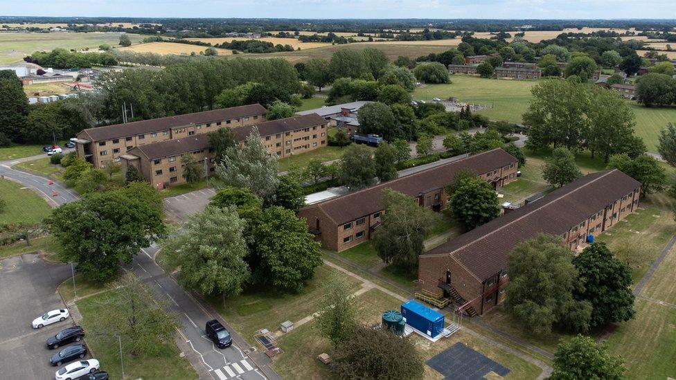 The former RAF site at Wethersfield, Essex