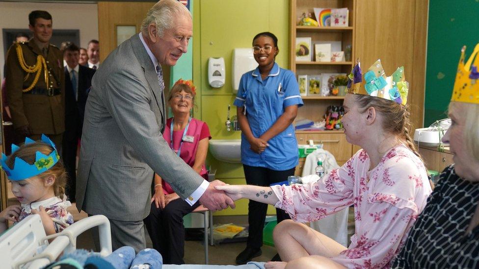 King Charles III at Priscilla Bacon Hospice