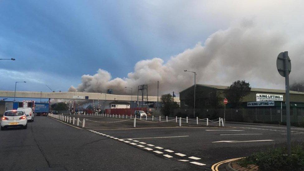 Avonmouth fire