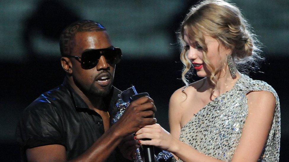 Kanye West and Taylor Swift