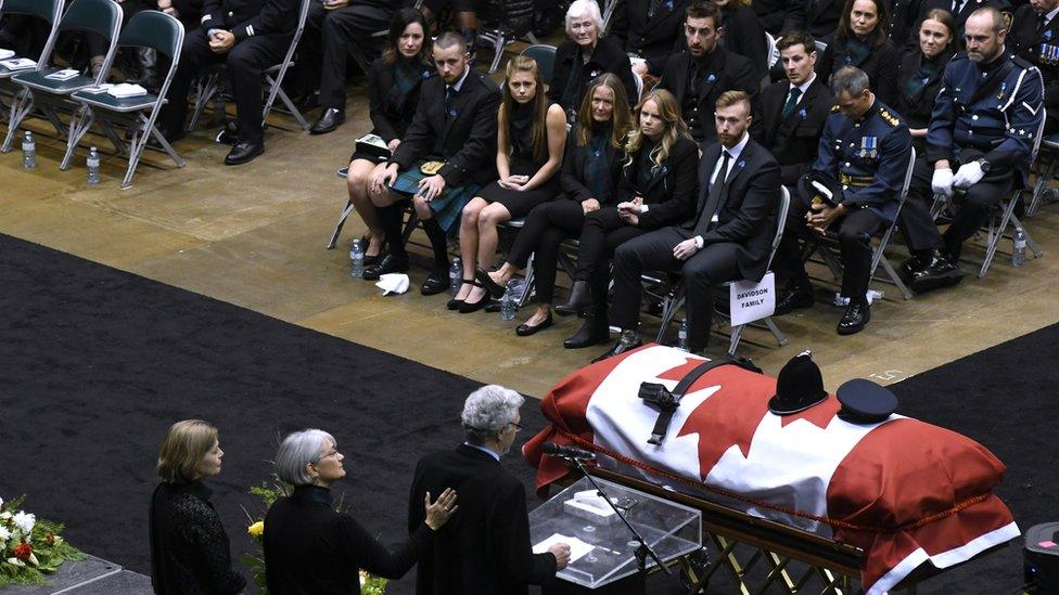 John Davidson funeral