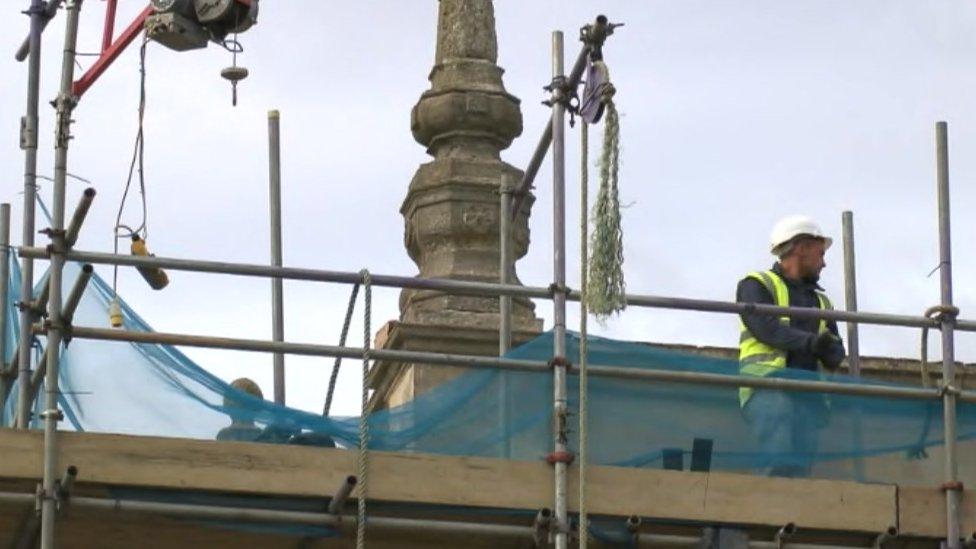 Delapre Abbey restoration