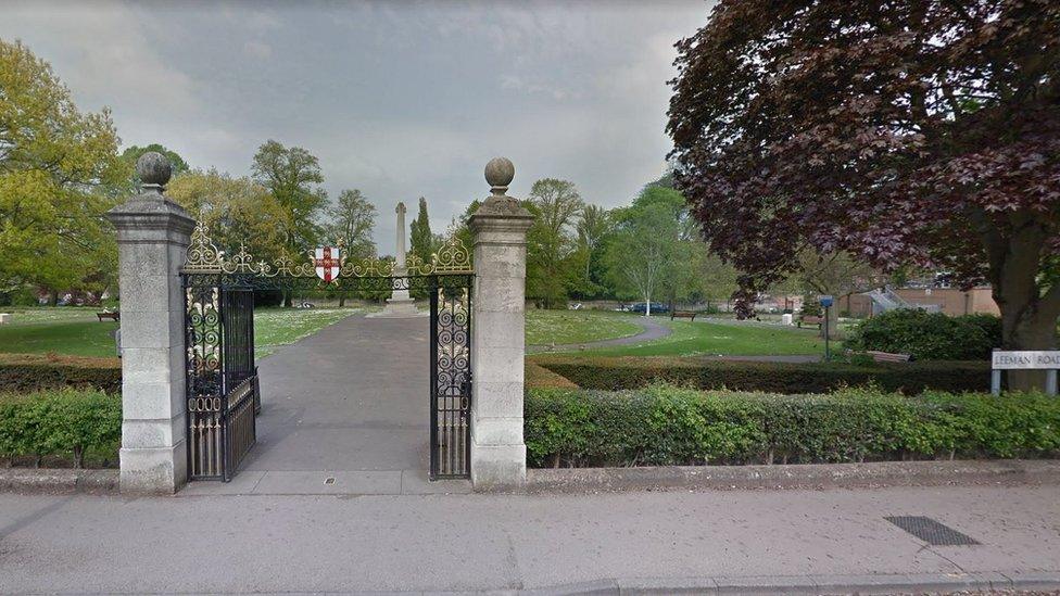 Memorial Gardens on Leeman Road in York