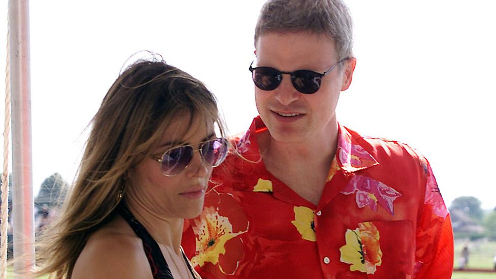 Elizabeth Hurley and Steve Bing, pictured in 2001