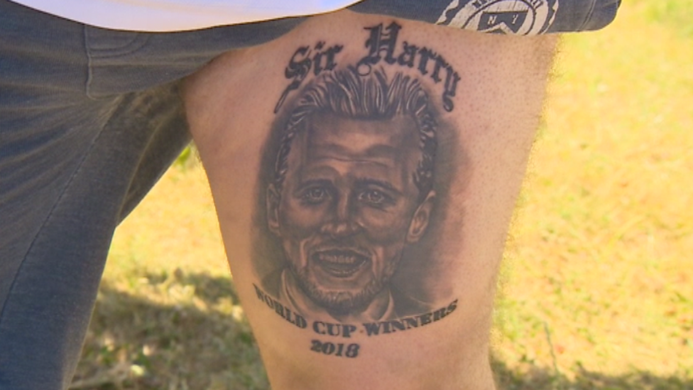 Teddy Allen's tattoo