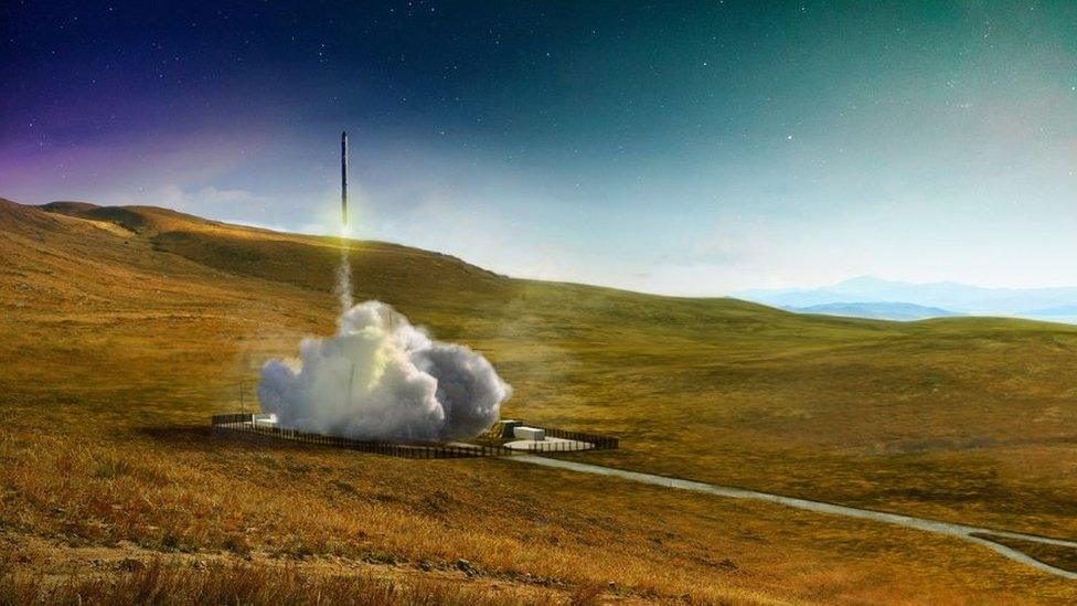 Artist's impression of Sutherland Spaceport