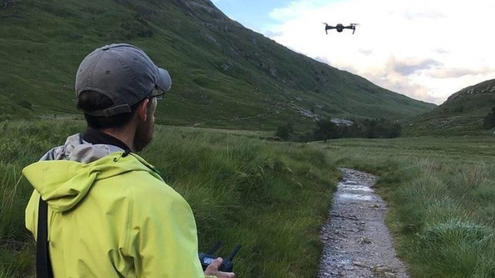 Lochaber MRT's drone