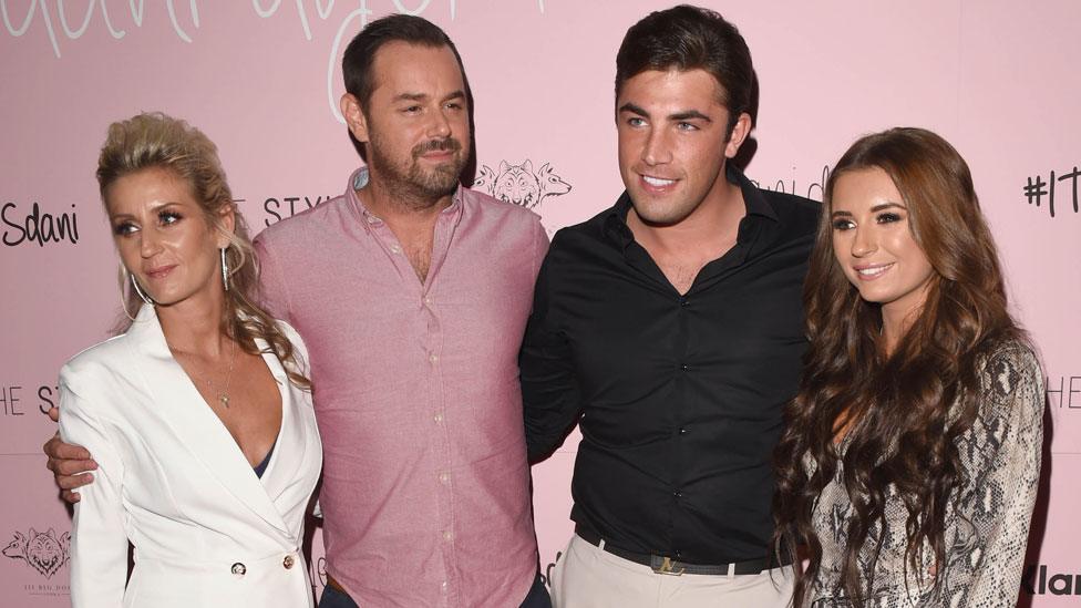 Joanne Mas, Danny Dyer, Jack Fincham and Dani Dyer