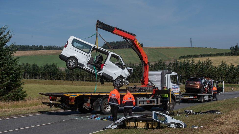 A96 crash