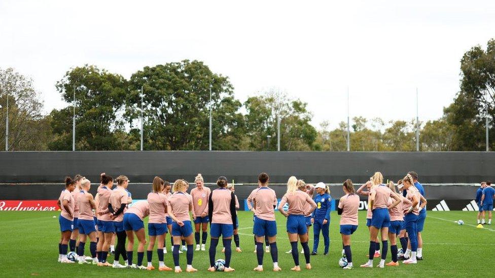 Lionesses training