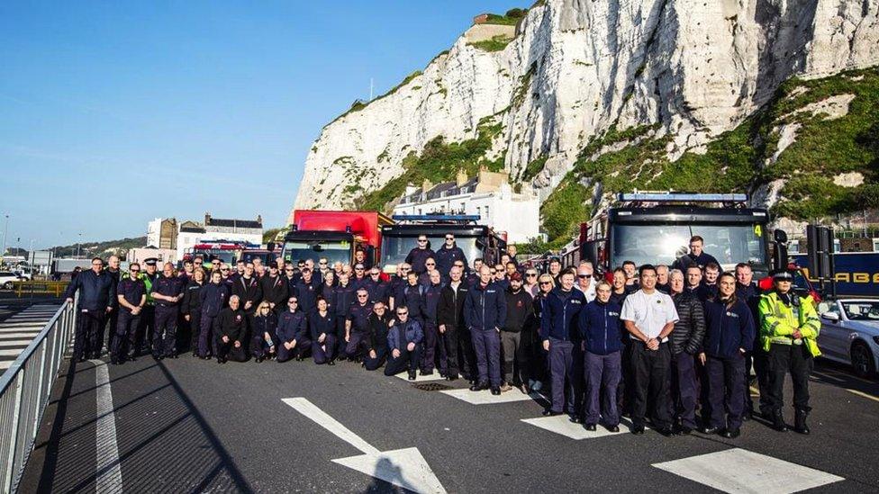 Convoy team at Dover