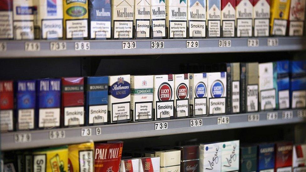 Cigarette display