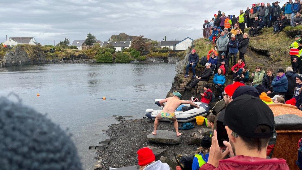 Stone skimming championships