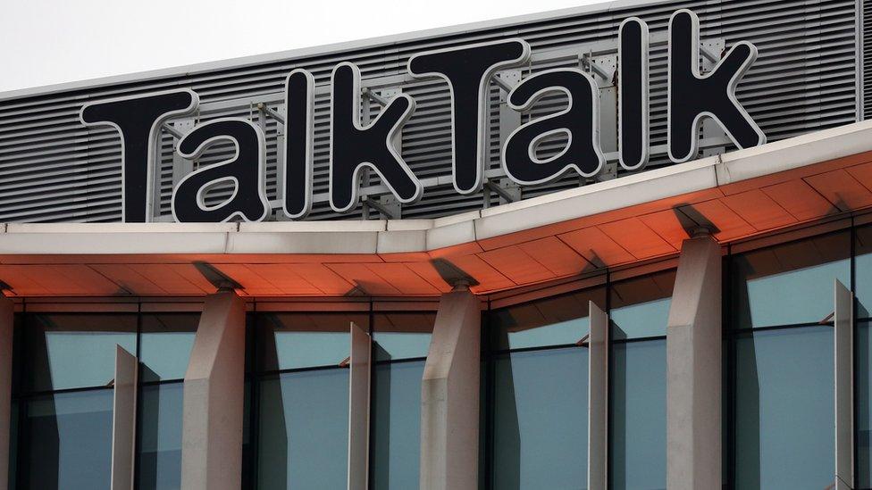 TalkTalk sign