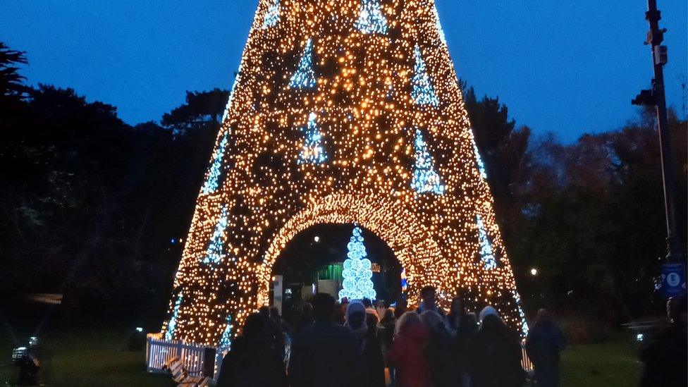 Bournemouth festive lights