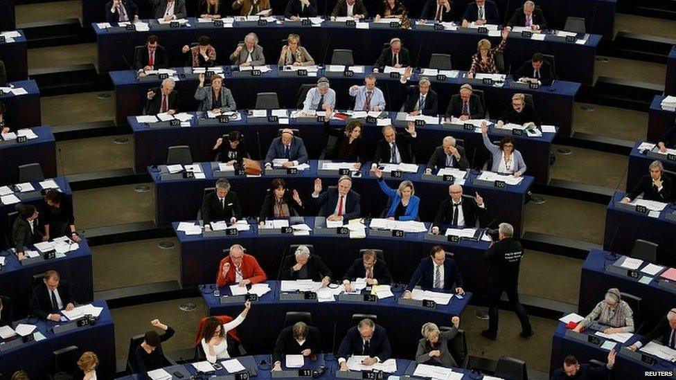 MEPs in the European Parliament