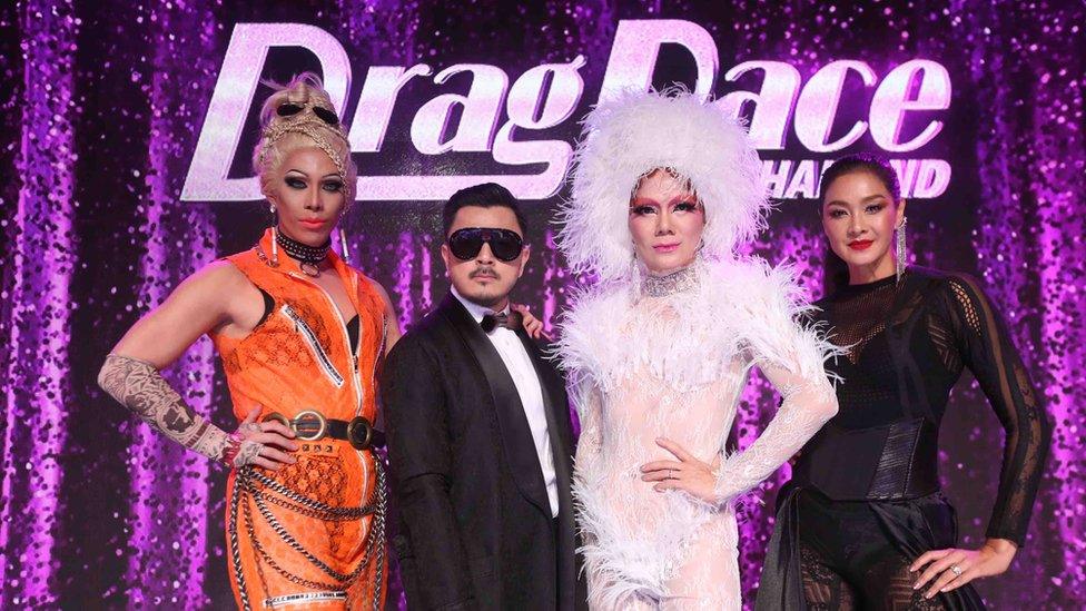 Pagina Heals, Art Anya and other hosts of Drag race Thailand