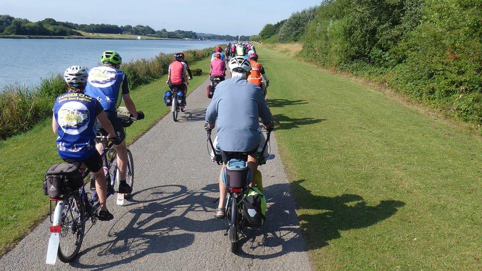 Tandem Club rally in Nottinghamshire